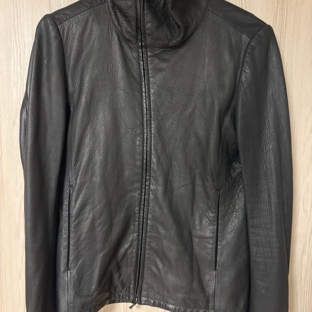 사슴가죽 비대칭자켓