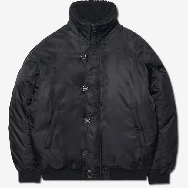 노메뉴얼 2025FW  K.L BOMBER JACKET - BLACK(m