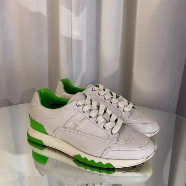 (41) 에르메스 트레일 스니커즈 네온그린