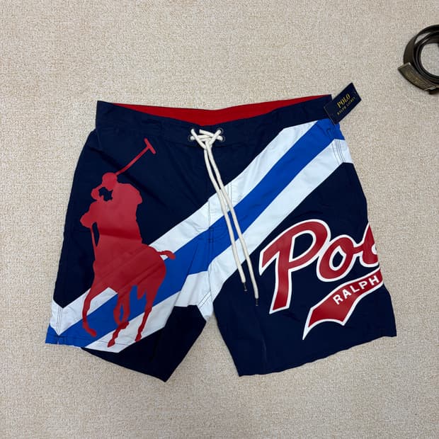 L) 폴로 랄프로렌 빅포니 스윔팬츠 반바지 택달린 새상품