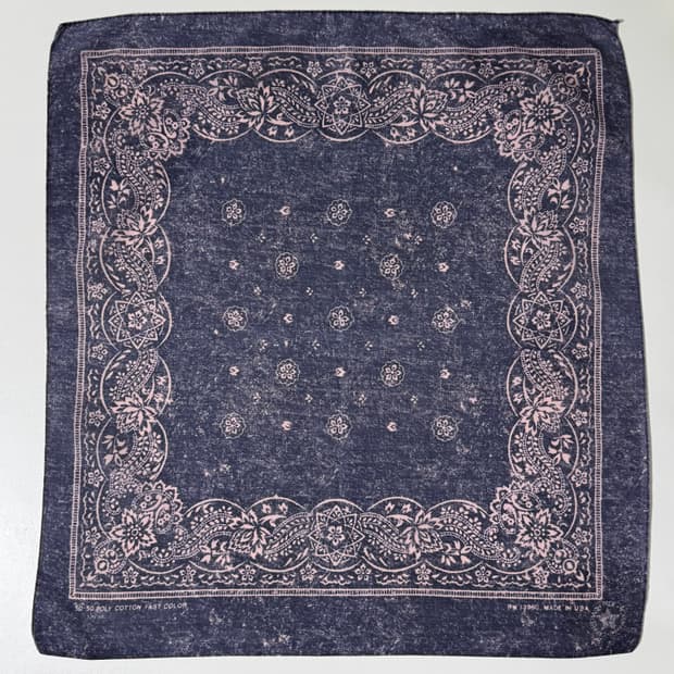 80s 네이비 반다나