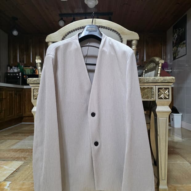 솔리드옴므 시어서커 크링클 자켓