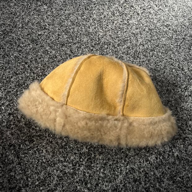 양털 무스탕 비니 