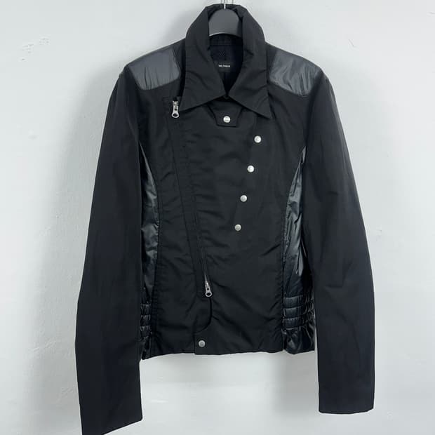 THE TWELVE Diagonal Double-Zip Riders Ja