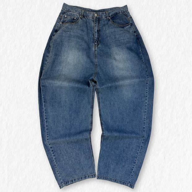 낫포너드 와이드 데님 팬츠