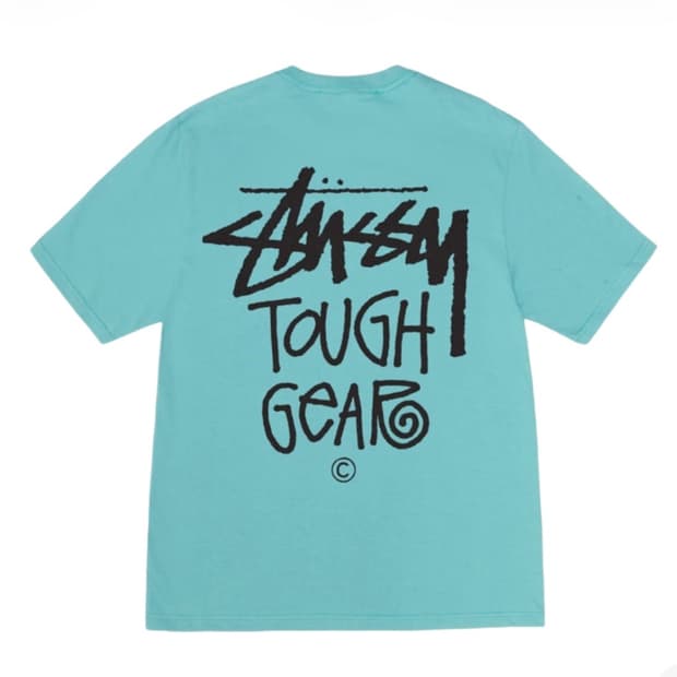 스투시 터프 기어 티셔츠 오션 s