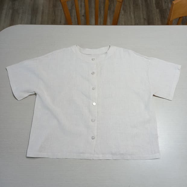XL105 CAROLINE Kor 린넨 반팔셔츠 XL-467