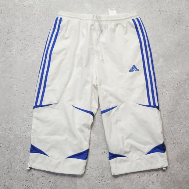 아디다스 삼선 흰파 트랙팬츠 바람막이 반 바지