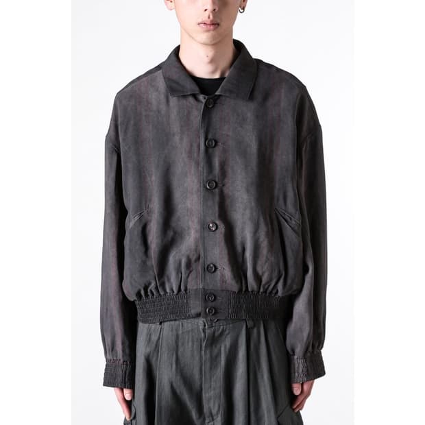 [48] 25ss 지기첸 스프레드 카라 크롭 자켓