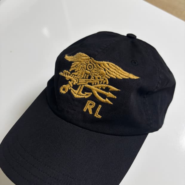 9-00s 폴로 올드스쿨 POLO RL 네이비씰 자수 볼캡