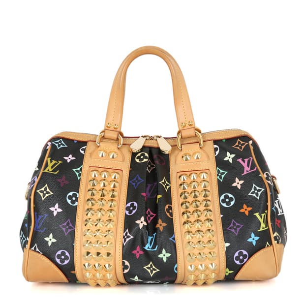 루이비통 멀티블랙 코트니 보스턴 빈티지백 M40261