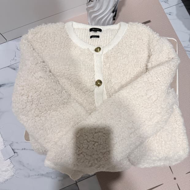 마시모두띠 울/알파카 가디건