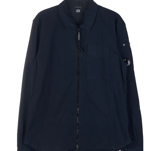L CP컴퍼니 개버딘 네이비 셔츠 자켓