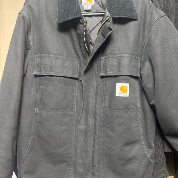 칼하트 루즈핏 워크자켓 블랙 S