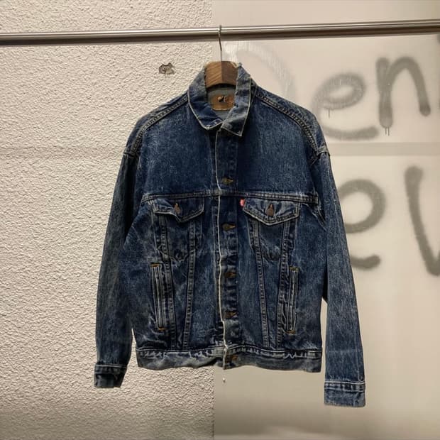 80s USA 빈티지 리바이스 데님 트러커 자켓
