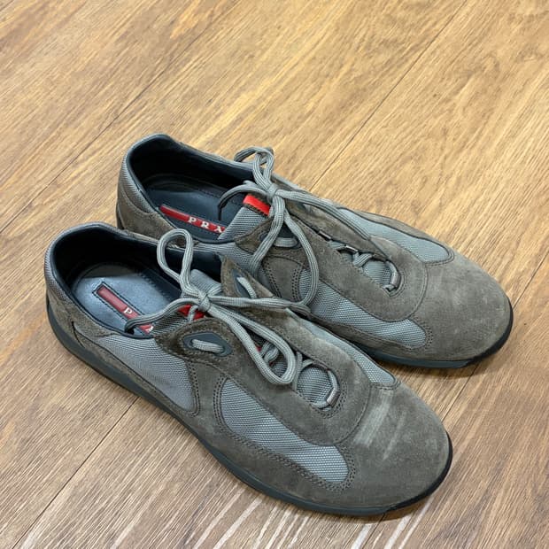 프라다 아메리칸컵 스웨이드 신발