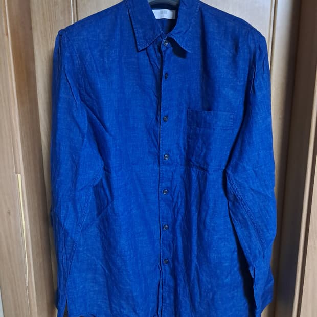 유니클로 린넨 셔츠 남성100 