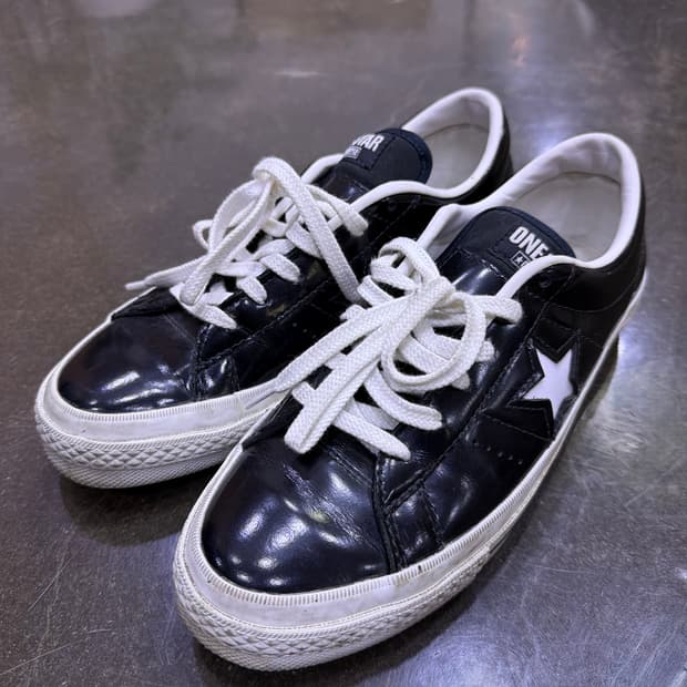 컨버스 올스타 원스타 레더 로우 스니커즈 블랙 250