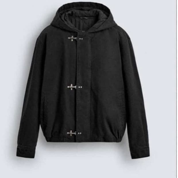 Zara 토글 후드 버클 파이어맨 자켓 S