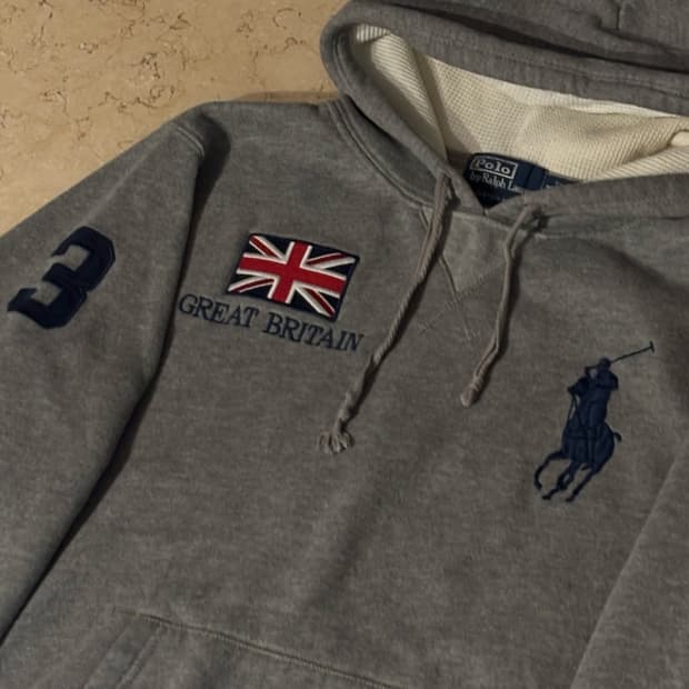 폴로 랄프로렌 빈티지 빅포니 브리튼 후드티🇬🇧