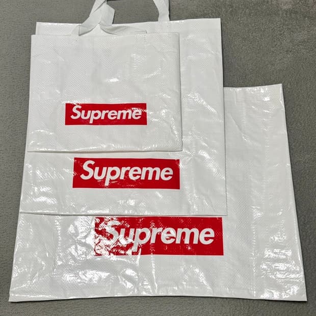 슈프림 리유저블 에코백 쇼핑백 리유저블백