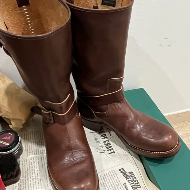 엣라코 브라운 엔지니어부츠 my
