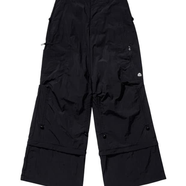 코이세이오 스마트어반유즈풀 레이스 스트링 팬츠 블랙