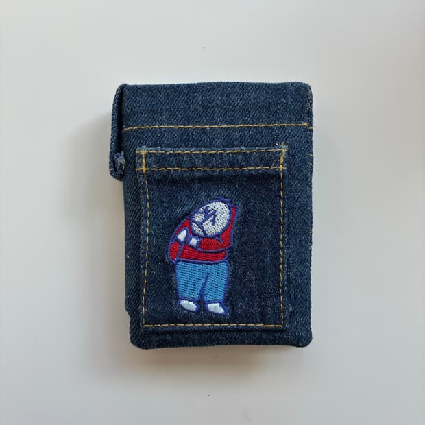 폴라스케이트 빅보이 데님 지갑 (핸드메이드)