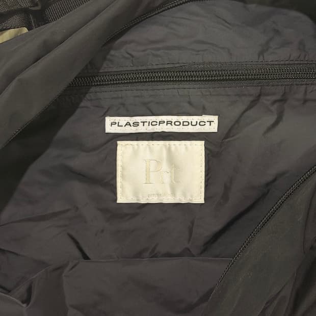 플라스틱프로덕트 x PRT 투웨이 나일론백 블랙