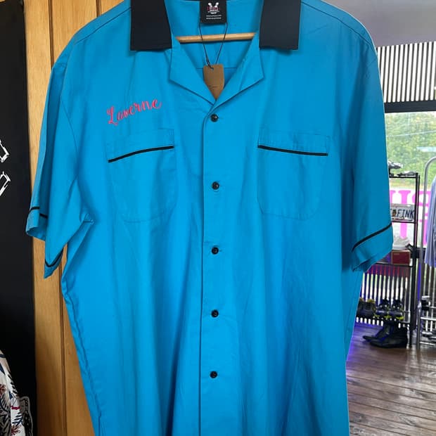빈티지 힐튼 볼링셔츠 2XL