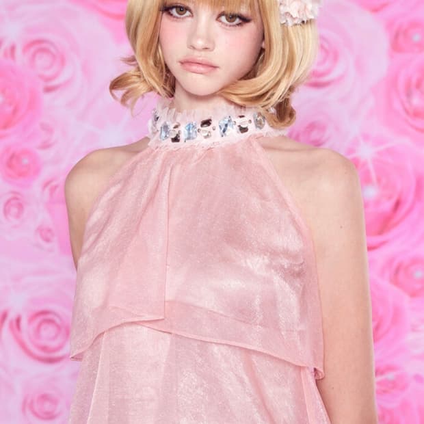 베이비메탈클럽 블러쉬 돌 블라우스Blush doll blouse