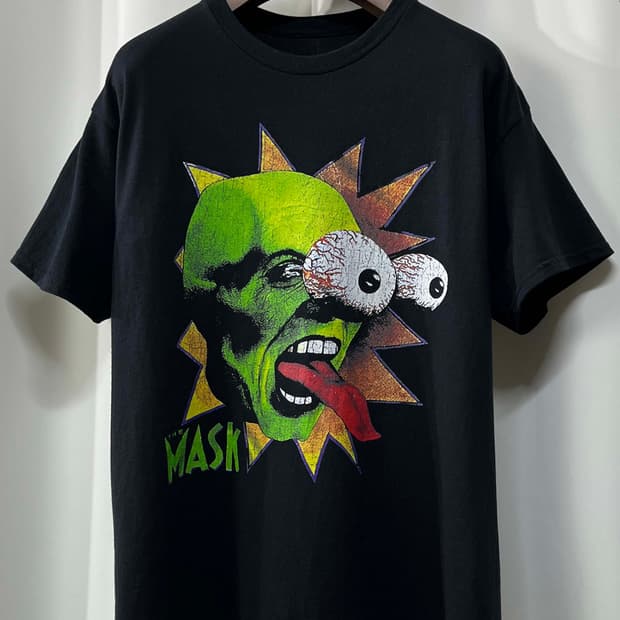 The Mask 마스크 그래픽 부틀렉 영화 무비 반팔 티셔츠