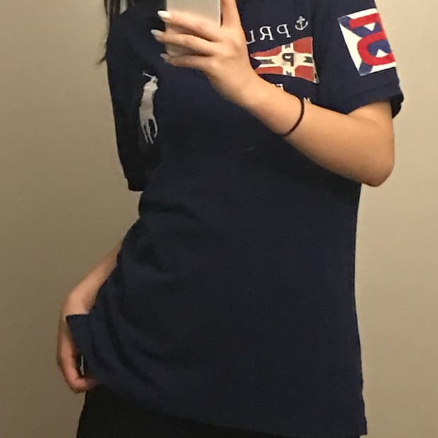 폴로 빅포니 플래그 카라 반팔티