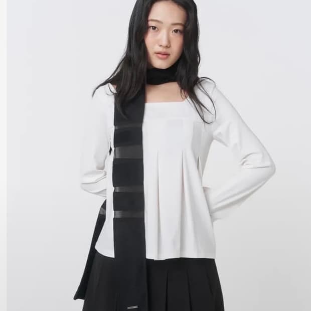 미세키서울 아코디언 탑 Accordion pleats top