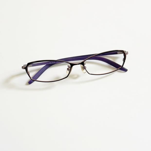 DEJAVU 퍼플톤 메탈 슬림 스퀘어 빈티지 안경