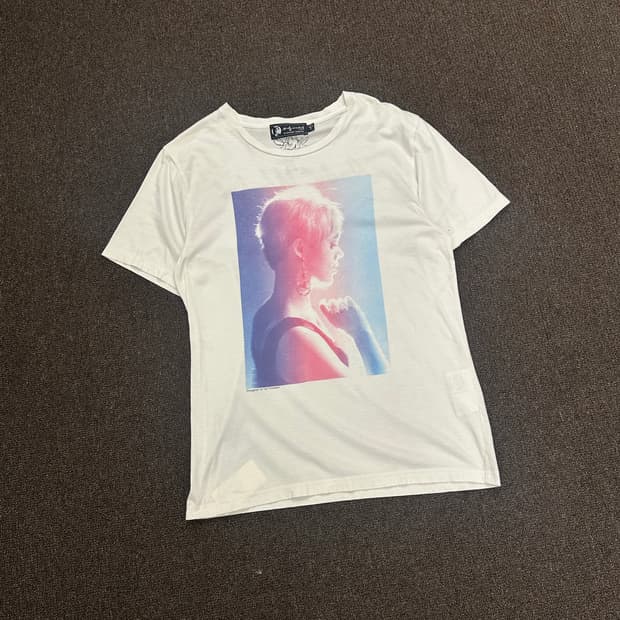 M)히스테릭 글래머x앤디워홀 빈티지 프린팅 락 반팔