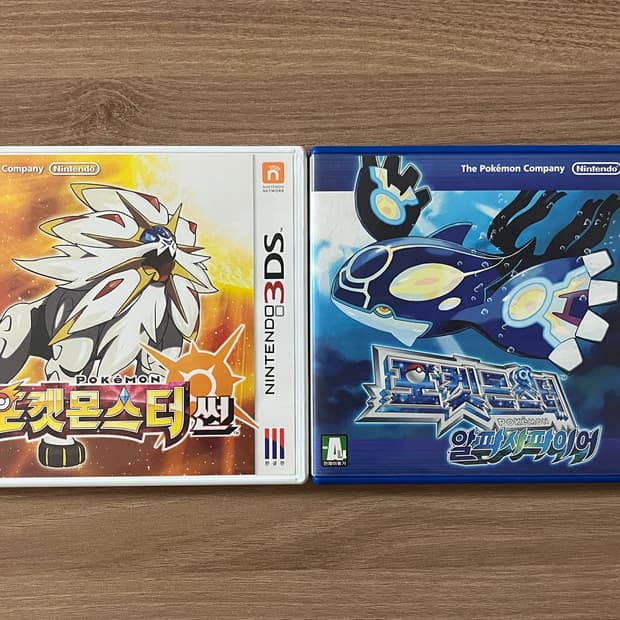 닌텐도3ds 포켓몬스터칩