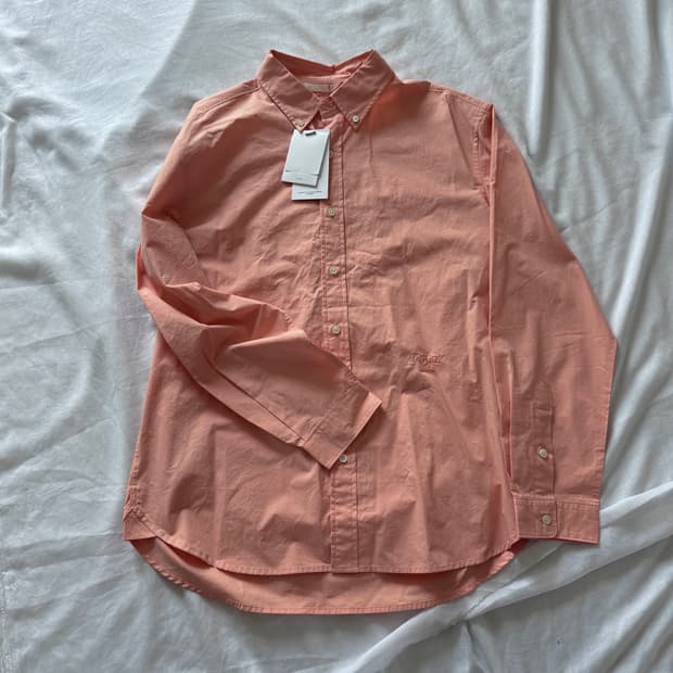  gbh 피치컬러 오버핏 셔츠