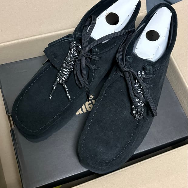 새상품 280) 클락스 왈라비 부츠 GTX 고어텍스 블랙