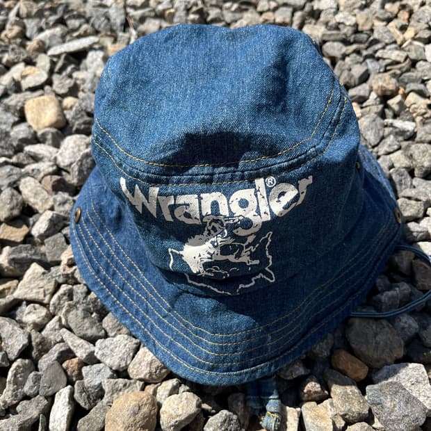 랭글러 데님 버킷햇 