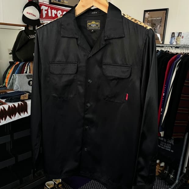 더블탭스 레오파드 셔츠