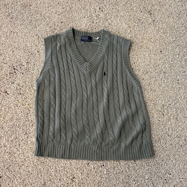 폴로 니트 조끼 ⭐️812
