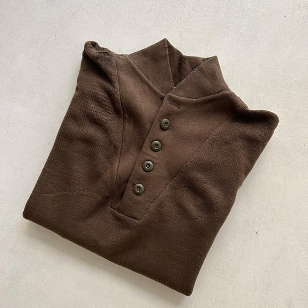 90‘s US Army 5 Button  Sweater