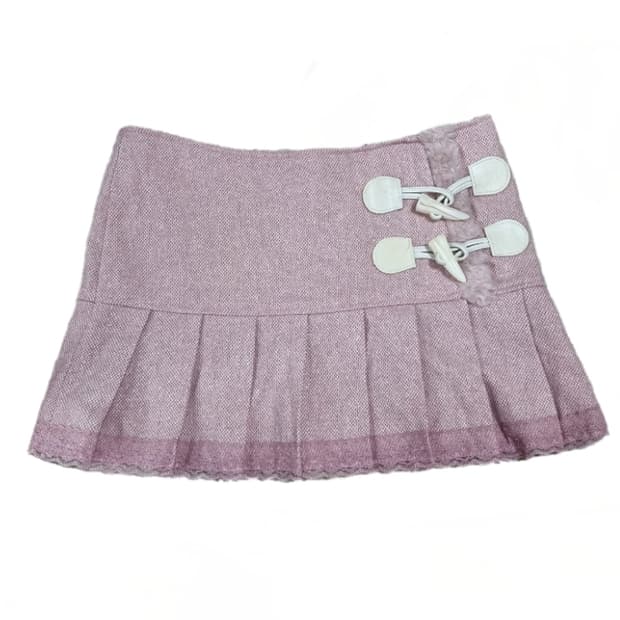 리즈리사 고전 토글 미니 스커트 히메갸루 양산형