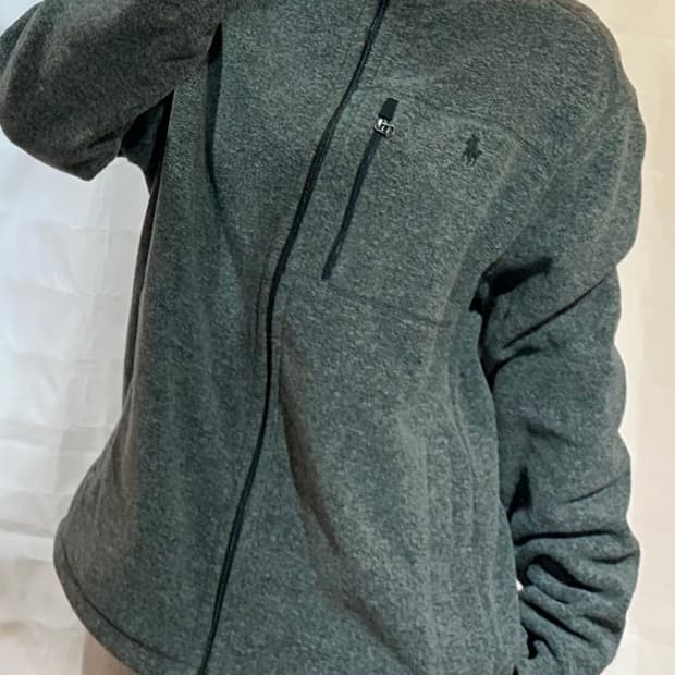 폴로랄프로렌 블랙 포니 챠콜 플리스자켓