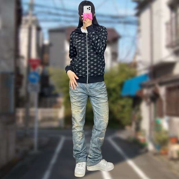펑크 큐빅 집업