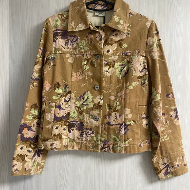 로라애슐리 빈티지 플라워 자켓 