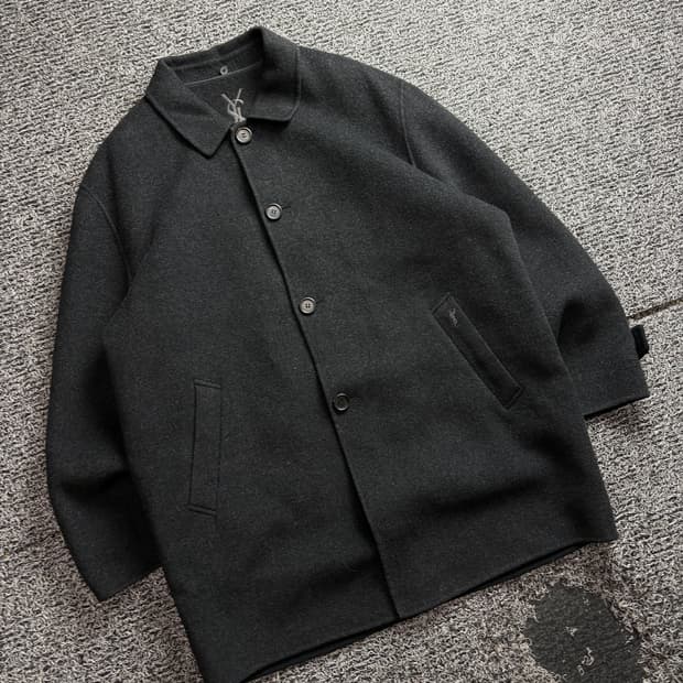 90s YSL 입생로랑 아카이브 발마칸 코트 3752