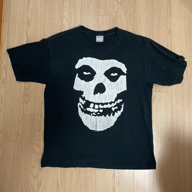 90s misfits ghost t shirt 미스핏츠 빈티지 밴드티