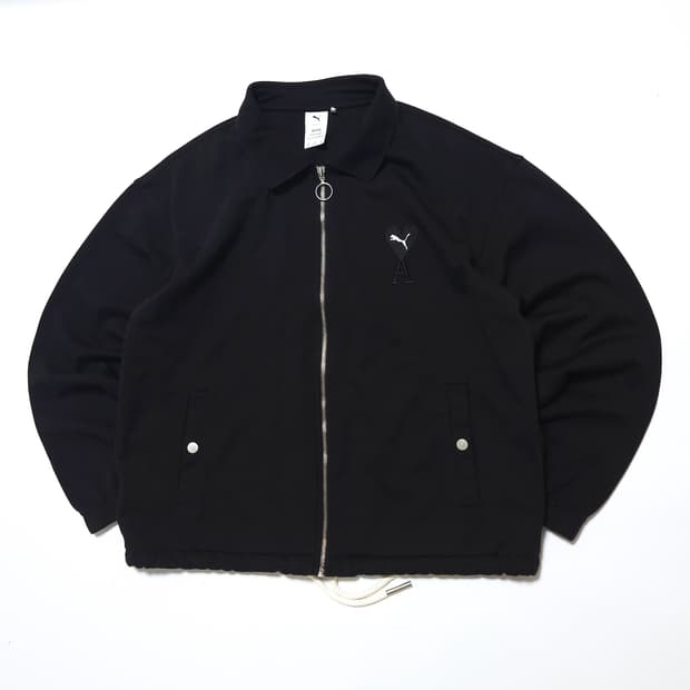아미 Ami X 푸마 트랙탑 자켓 블랙